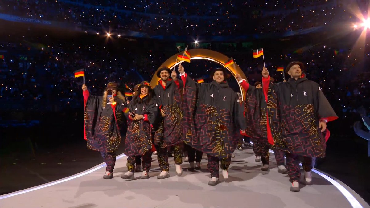 Olympics's tweet image. Germany! 🤩

They've arrived at #MilanoCortina2026 👏

#OpeningCeremony