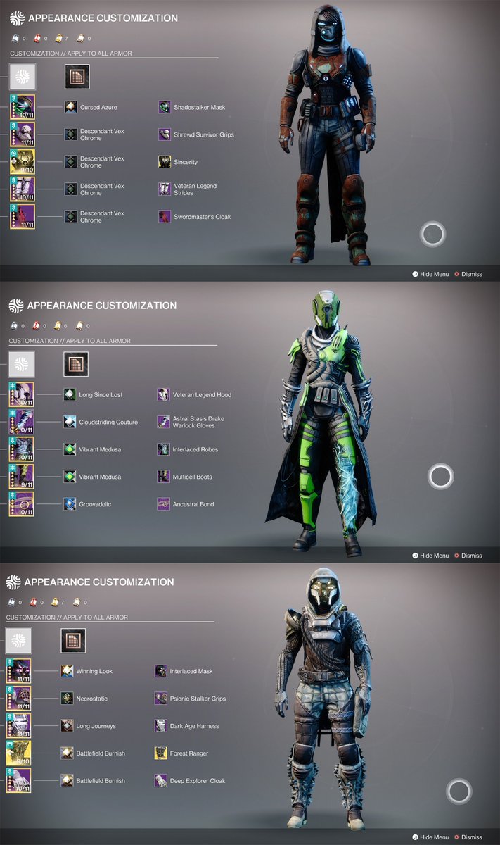 While out patrolling Venus, our fireteam took a slight detour to admire the jungle scenery. It's nice to appreciate the moment. #TharsisThreads

MT#4574
Midnight Marauder#8750
Yapple#3228

<a href="/MoltenSlowa/">Mitch Alpiner</a> <a href="/A_dmg04/">dmg04</a> <a href="/Scapes/">Evan Berman</a> <a href="/BrunoLouviers/">Br1</a> <a href="/Destiny2Team/">Destiny 2 Team</a> <a href="/DestinyTheGame/">Destiny 2</a>