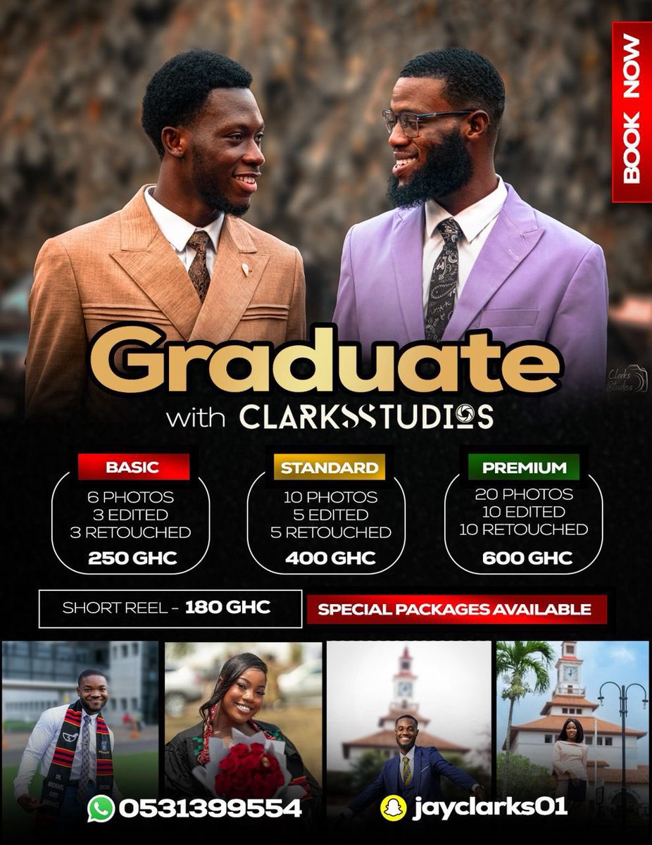 Voice_of_Legon's tweet photo. 🚨Graduate with ClarkStudios.

Book your slot- https://t.co/bCzJBbbuMF https://t.co/YPDsj0dVbm