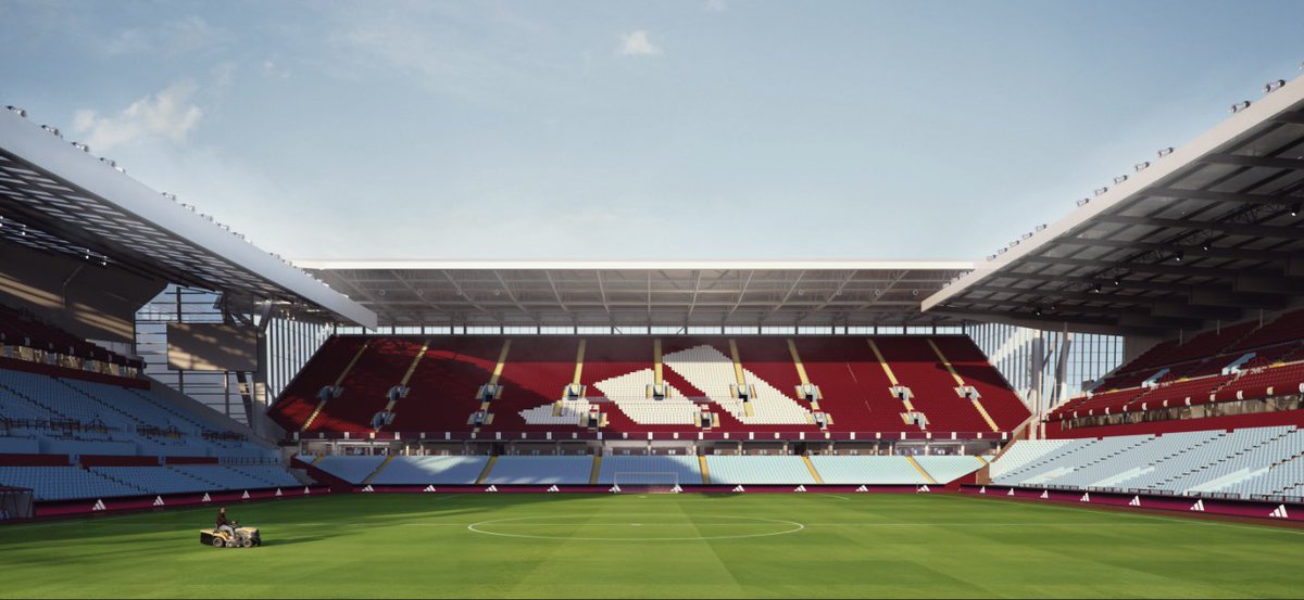 Brand new CGI’s of the upcoming North Stand at Villa Park 😃

#AVFC #AstonVilla 🟣🔵