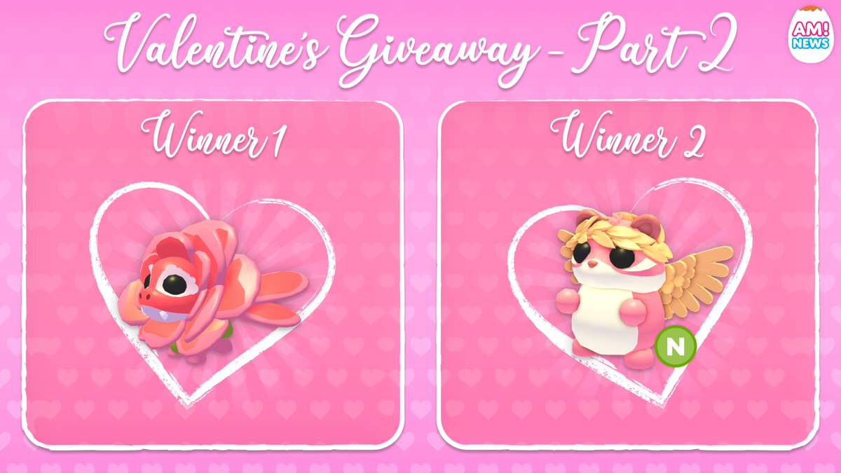 VALENTINE’S GIVEAWAY - Part 2

One winner will receive a ROSE DRAGON and the other will receive a NEON Cherub Chipmunk.
To enter, you must:
- Follow me
- Like + repost
- Comment “Done” + tag friends

Winner will be announced February 15, 2026.
