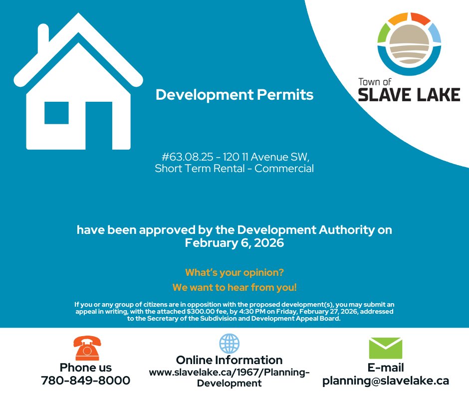 Development Permit Ad - February 6, 2026 dlvr.it/TQpY7M