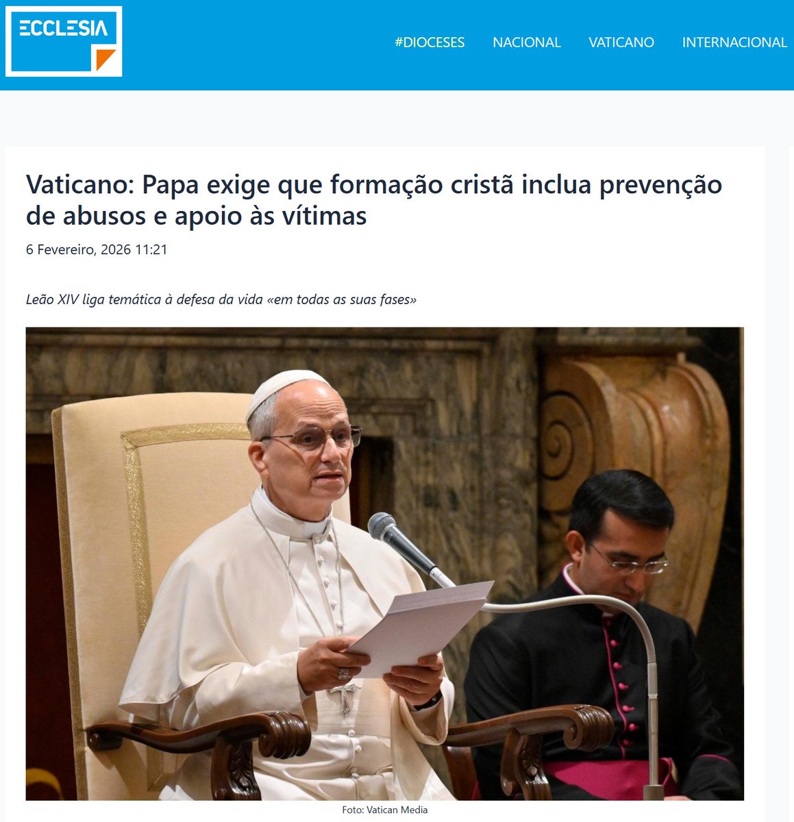 A formação cristã é tão corrompida que o maior líder cristão do mundo precisa EXIGIR o óbvio.

E o crente insiste em defender a orientação divina dessa gente como moralmente superior.