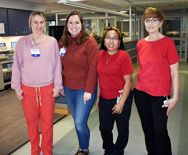 MemHospitalNH's tweet photo. Today our Memorial care team showed up in every shade of red — fire engine, maroon, pink, and a few “this looked more red at home” shades

All to raise awareness about heart disease and support heart health in our community.

Proud of this team. Proud to care for your hearts. https://t.co/QKllnT4tvc