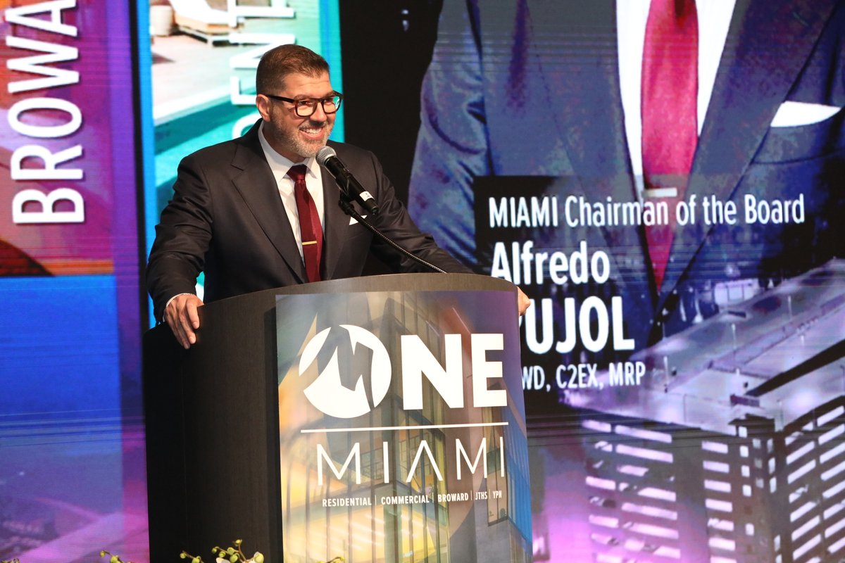 MiamiRealtors's tweet image. Congratulations to our 2026 MIAMI Chairman of the Board Alfredo Pujol on his installation. Thank you for your leadership

@apujolrealestate

#MiamiRealtors | #OneMIAMI