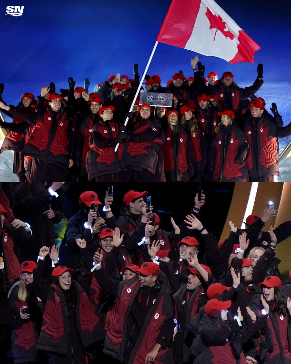 Sportsnet's tweet image. HELLO, CANADA 🇨🇦🤩 #MilanoCortina2026