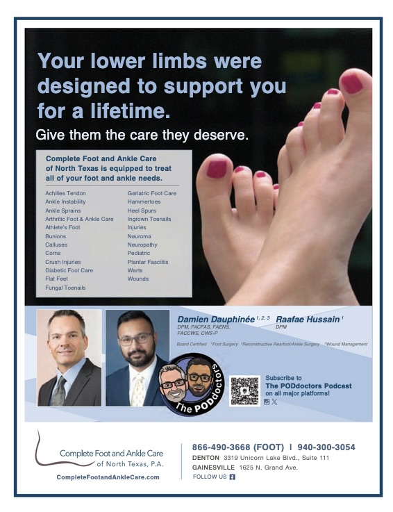 Healthy feet. Confident steps. That’s the goal—and these docs deliver. @poddoctors