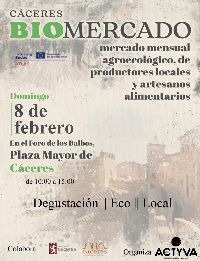 Biomercado de productores Cáceres tweet media