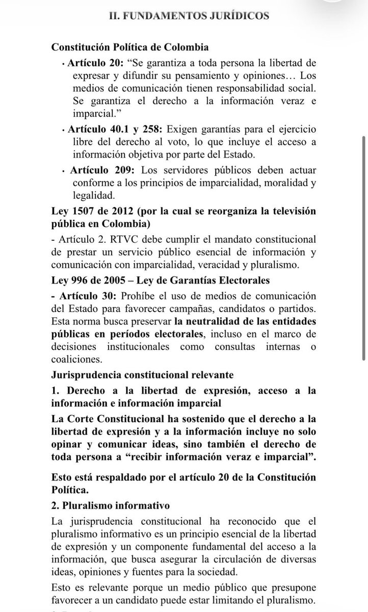 WilsonRuizO's tweet image. Radiqué queja disciplinaria contra el director de Radio Nacional de Colombia. 

No se puede permitir que un medio público que se paga con dinero de los colombianos se esté usando para impulsar una campaña política a fin al gobierno Petro.

La imparcialidad es una garantía de