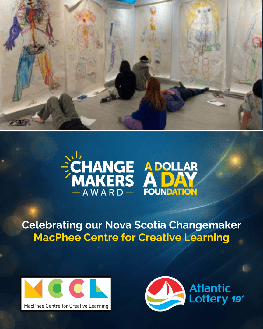 adollaradayfdn's tweet photo. Today we’re giving a shoutout to our Nova Scotia Changemaker, the MacPhee Centre for Creative Learning. 

By providing a space for exploration and self-expression, the Centre helps young people realize their full potential through the transformative power of creative learning. https://t.co/oQEg08T2AO