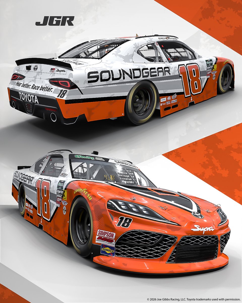 Joe Rantz Racing @SoundGearHear 🤝 Joe Gibbs Racing Check out the new look for ...