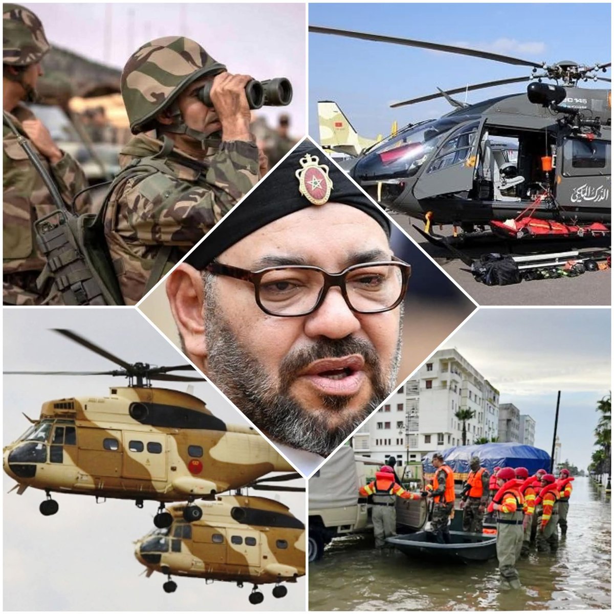 🔥 سنحرك أسطولنا من أجلك يا مواطن🇲🇦 هاد العبارة كنشوفوها بزاف فبعض الدول مثلا كيتغناو بها فأناشيدهم الوطنية أو كيكتبوها فجواز سفرهم أو في بطاقتهم التعريفية أو في مطاراتهم ... لكن #المغرب طبقها على أرض الميدان قولا و فعلا.
#المغرب #فيضانات #القصر_الكبير#maroc#inondations