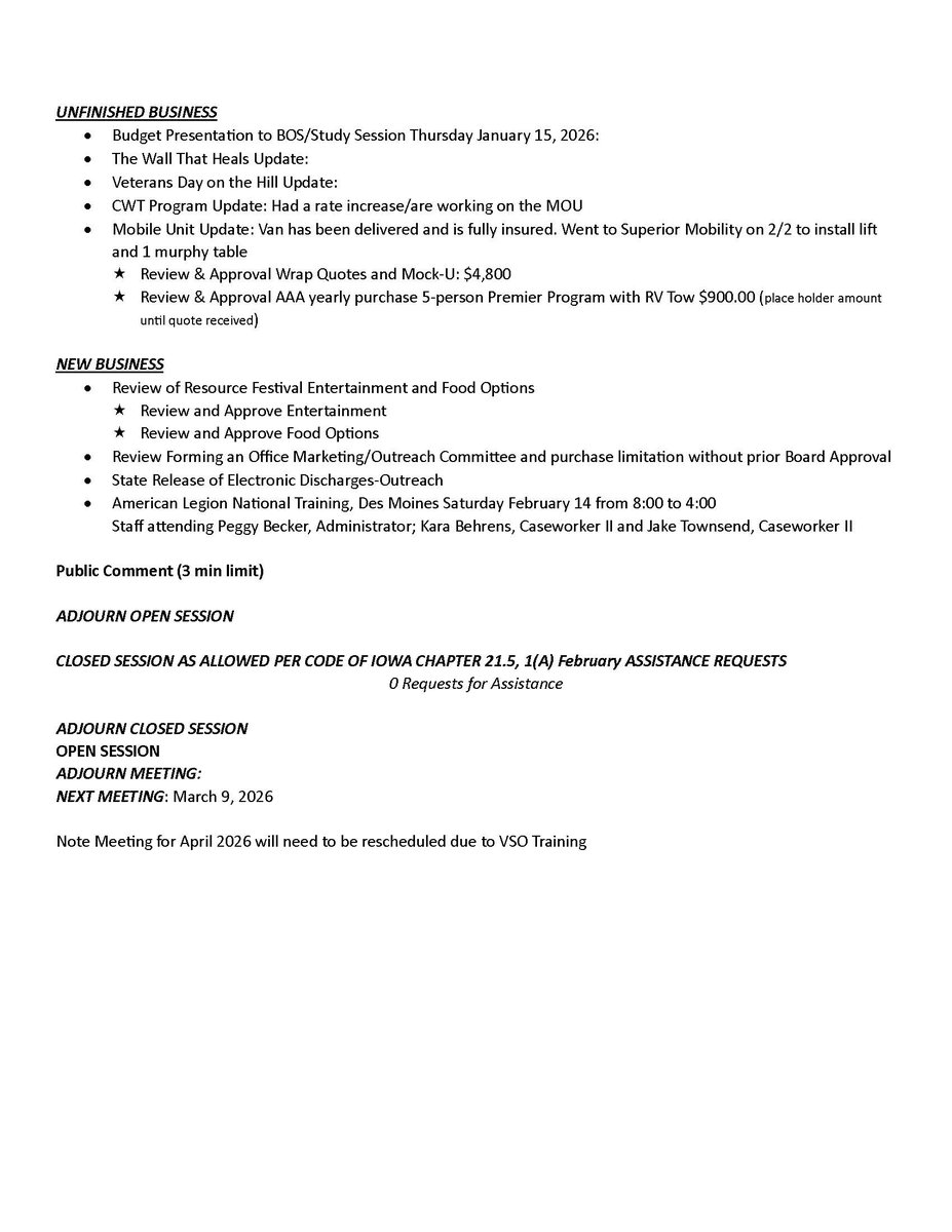 Pottawattamie County Veterans Service Office tweet media