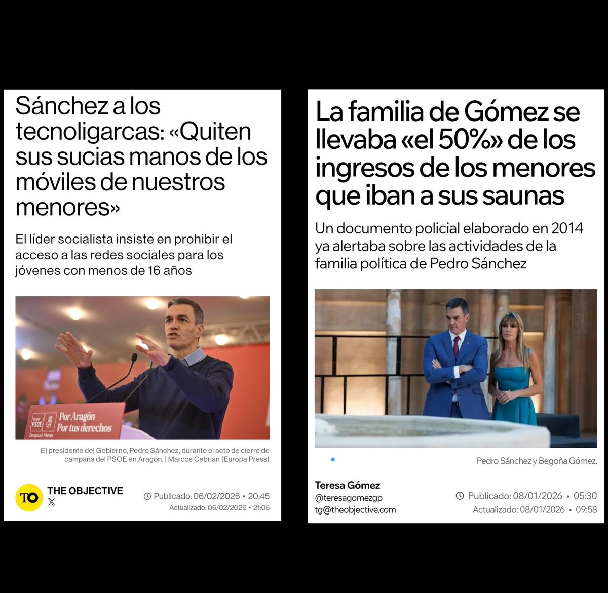 EL AUTÓCRATA ESTÁ DESNUDO 
EL ASALTO A LAS REDES

Dos noticias que se entienden mejor juntas.
