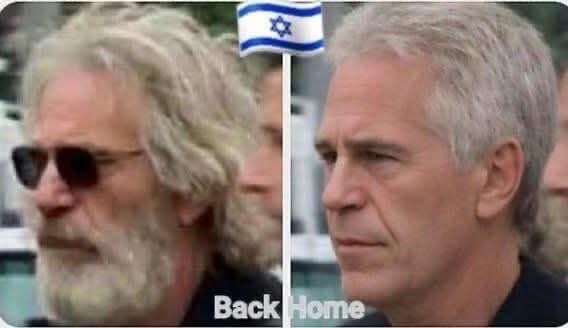 Before Epstein's suicide (at right), and after the suicide in Israel (at left), walking with two bodyguards.  Is it the same person?