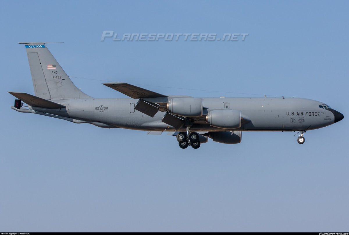 FlconEYES's tweet image. 57-1435 #USAF 
Boeing KC-135R Stratotanker (717-148)
#SaltLake-#KeyWest |t.ly/OMWB0
Qué vendría acompañando el "Saladito"??🧐
#AvGeek #ADSB #planespotting #6Feb