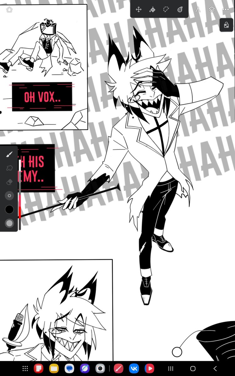 I'm drawing a comic
What made Alastor laugh so much?
This is gonna hurt
.
.
.
#RadioStatic #StaticRadio #voxal