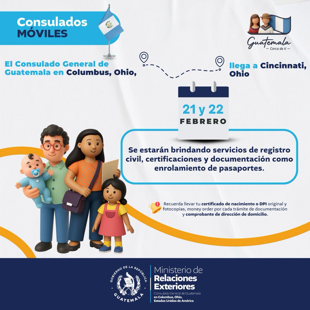 Consulado de Guatemala en Columbus, Ohio tweet media