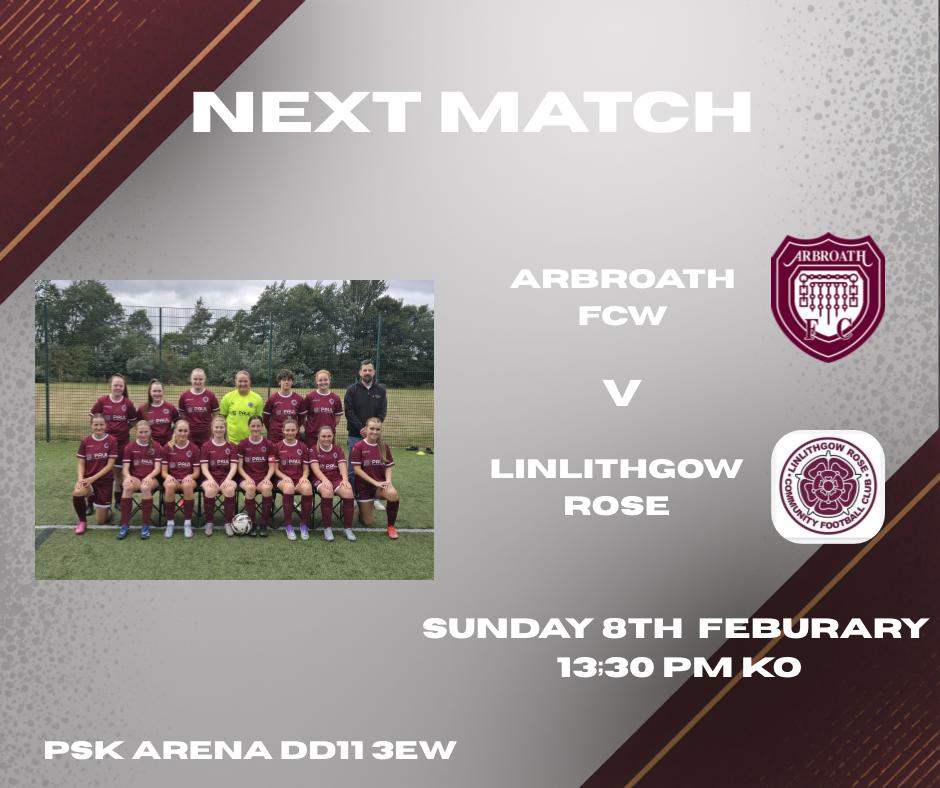 We head to Arbroath on Sunday to play our League Cup last 16 game. This game was unfortunately postponed last weekend. #MonTheRose❤⚽🌹