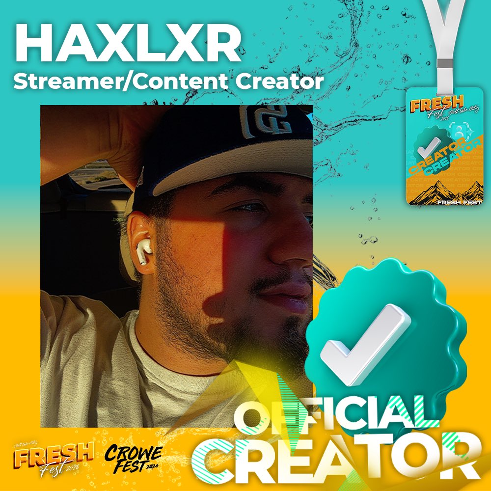 Catch me <a href="/FreshCroweFest/">Fresh Fest ✘ Crowe Fest</a> June 13th cant wait to see you all there