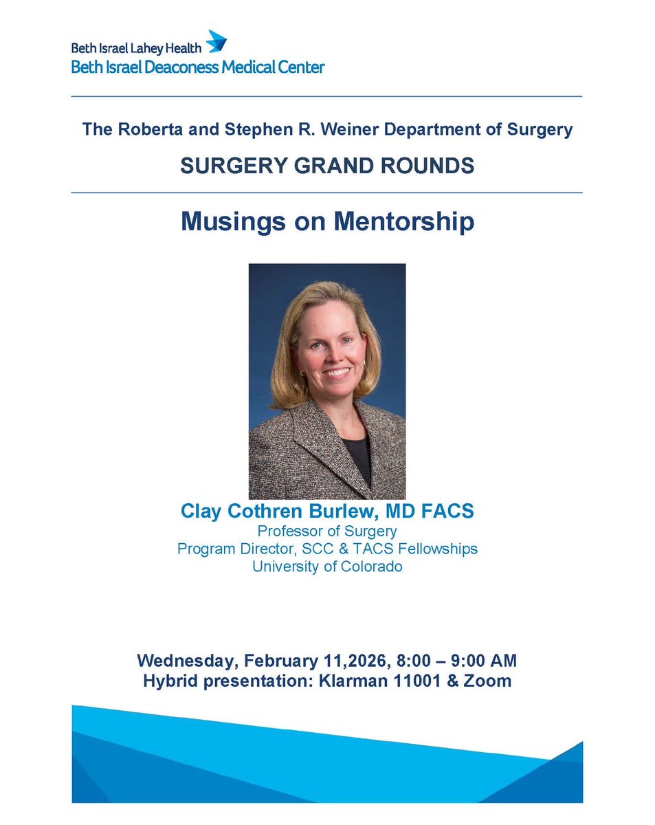 BIDMC Department of Surgery tweet media