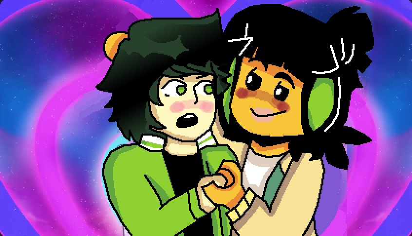 COMISION TERMINADA PARA <a href="/ElPa778/">El Pa</a> 

De su OC "El Pa" junto a Mei de Lego: Monkie Kid!!! 🫂♥️