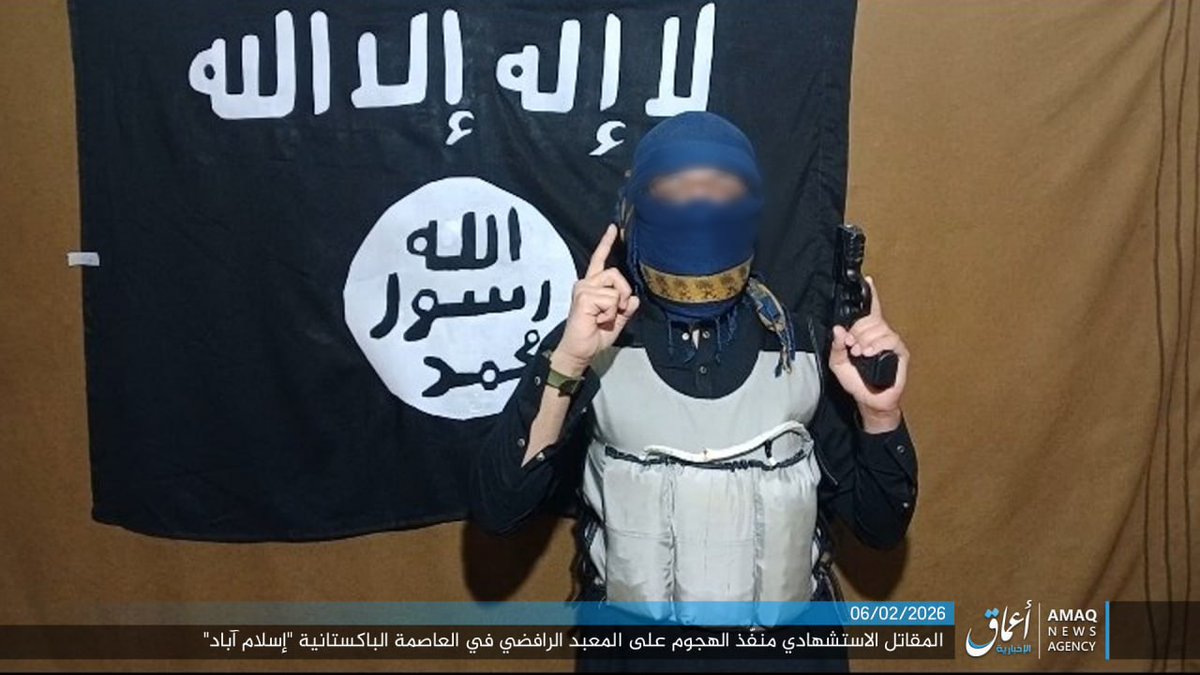 SaladinAlDronni's tweet photo. And as expected, the Islamic State claims the attack in the capital of Pakistan, Islamabad, showing the pic of the ISKP suicide bomber targeting a Shia mosque. Second suicide bombing after the attack in Afghan capital only two weeks ago. 32 dead, 170 wounded. #Pakistan https://t.co/fSsWzBQ2zl