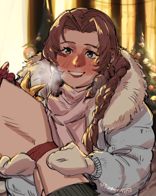 It's already February 7th, Jeez, it was only Christmas recently Happy Birthday Aerith!