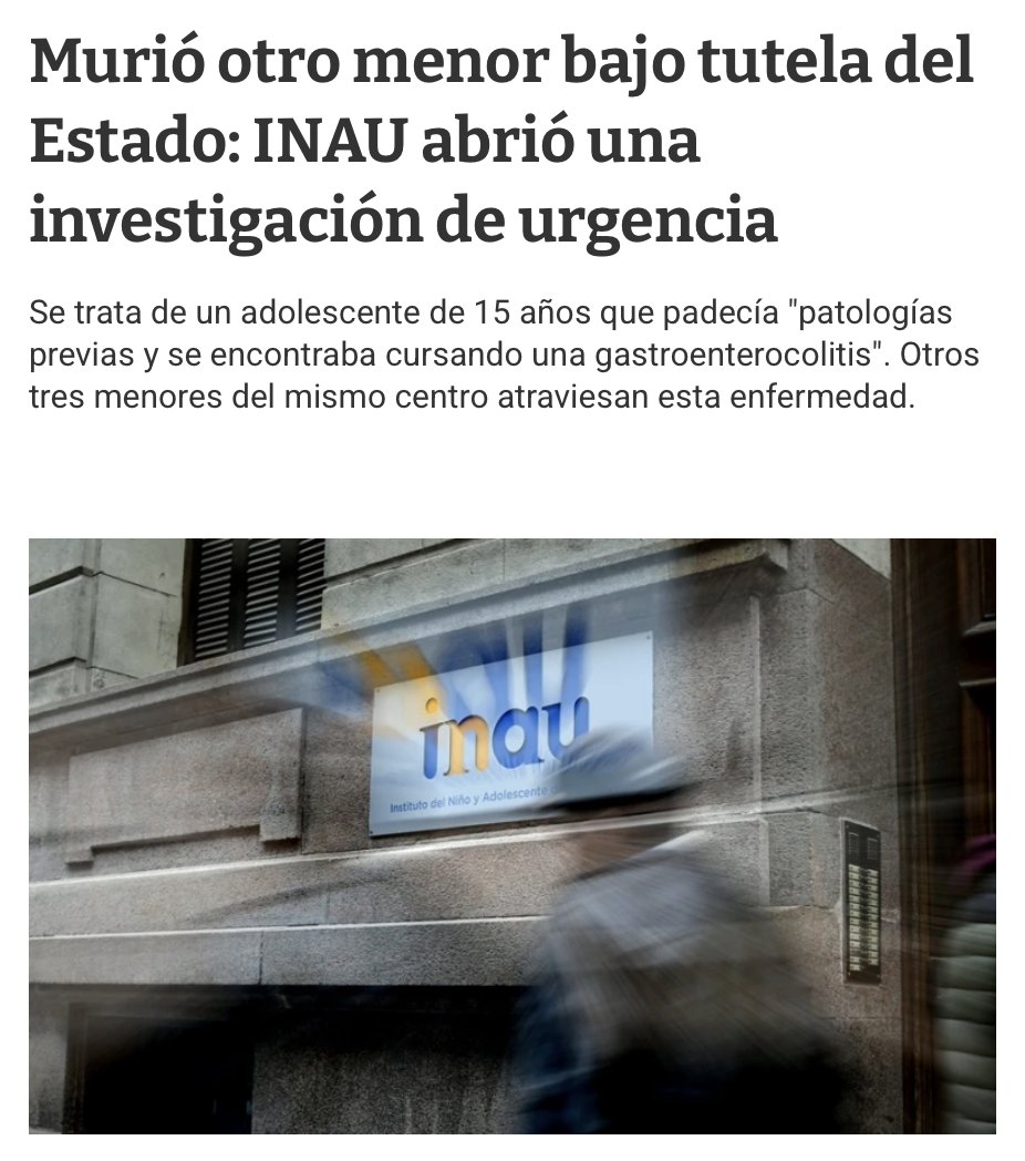 Si esto pasaba con Lacalle, el <a href="/Frente_Amplio/">Frente Amplio</a> ya habría hecho conferencia de prensa y pedido la renuncia de medio ministerio. Dejen de ser blandos!