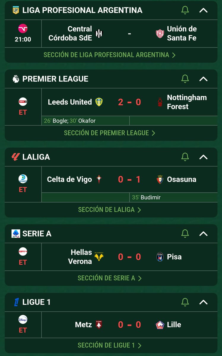 Hoy se juega Central Cordoba-Unión en diferentes países