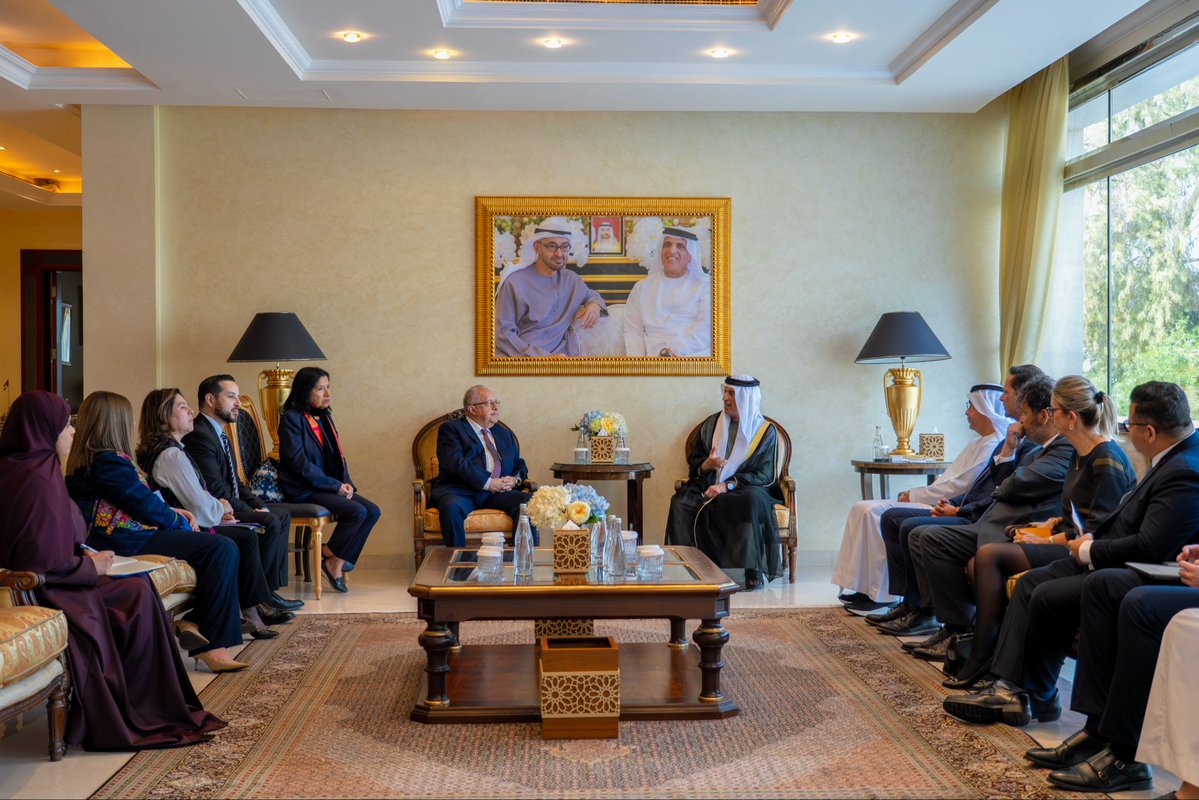 #RelacionesConElMundo | El Canciller de Guatemala sostiene reunión bilateral con Gobernante del Emirato de Ras al Jaima.

#NotaDePrensa 🔗 bit.ly/3NTrXLI

📷 <a href="/RAKmediaoffice/">Ras Al Khaimah Government Media Office</a>
