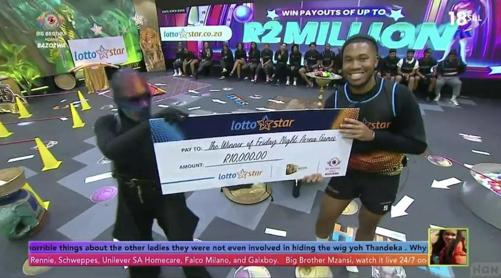 My prophet 🫰🏻 congratulations boy 👏🏻🎈 

#BBMzansiS6 king wanda the slow burner 🔥🔥🔥