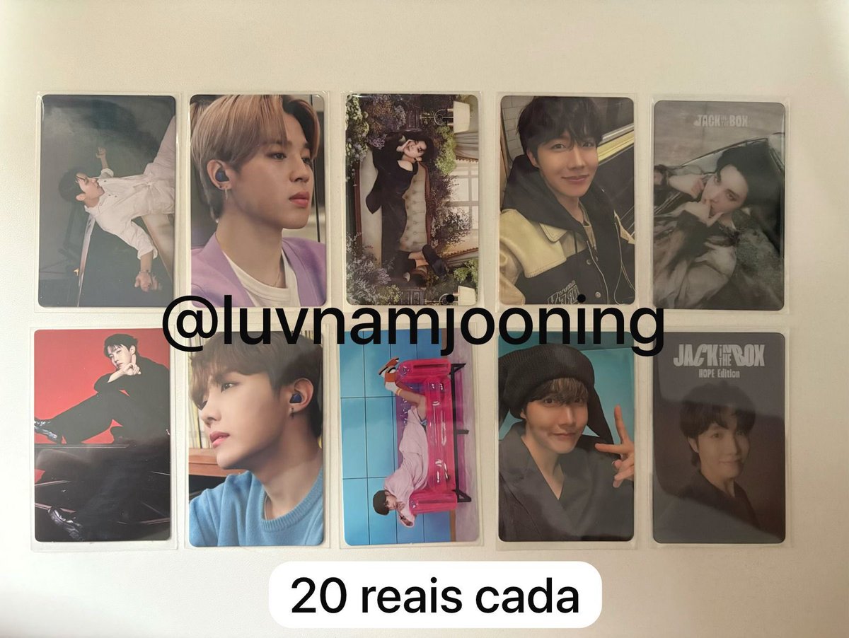 luvnamjooning's tweet image. photocards de bts à venda (nacional) 🏷️

• preço nas imagens
• frete não incluso
• aceito pagamento no pix ou cartão de crédito  
• mando vídeos na dm
• reservo e negocio, chama na dm
• tenho fb positivo no fixado

jimin suga jin j-hope