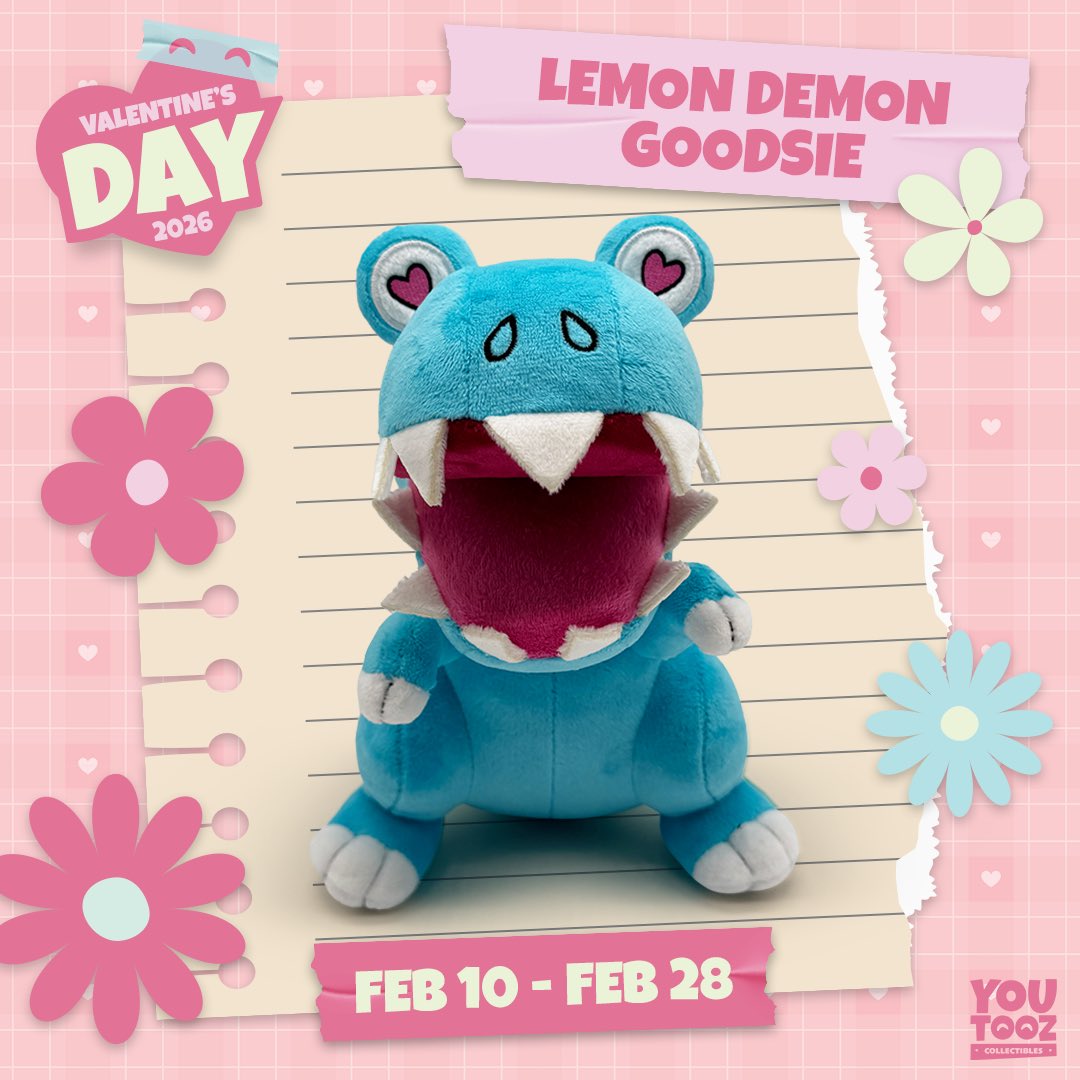 needlejuicerec's tweet image. Travel back in time with me… ⏰ 

Plushes of Goodsie the dinosaur are real, from @youtooz and Needlejuice.

Pre orders start Feb 10.