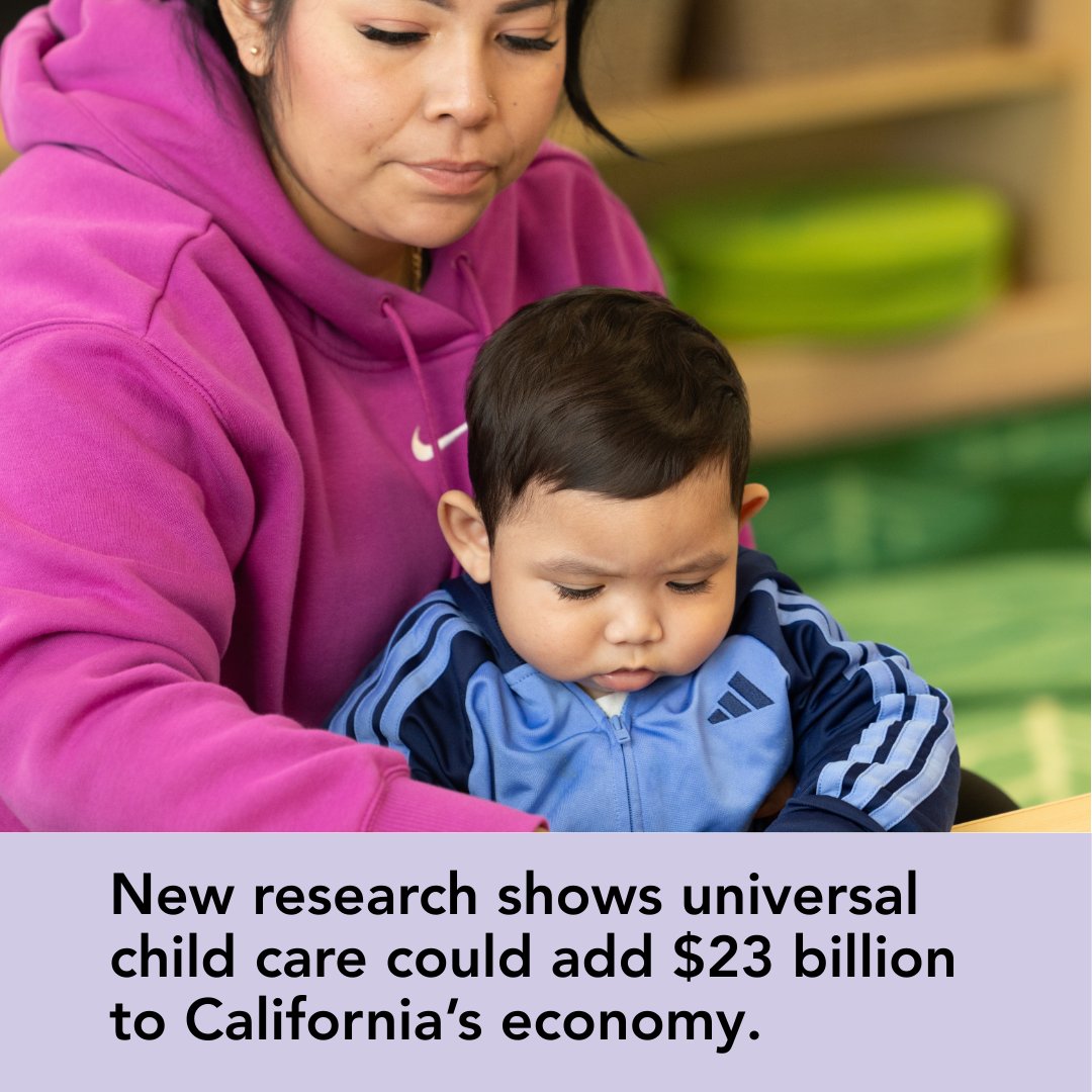 Research from <a href="/Stanford/">Stanford University</a> shows that universal child care could add billions to CA's economy. Every dollar invested in early childhood returns three dollars or more.

Read more from the <a href="/First5Assoc/">First 5 Association</a> on our blog: bit.ly/3NYCeWV  

#EarlyChildhood