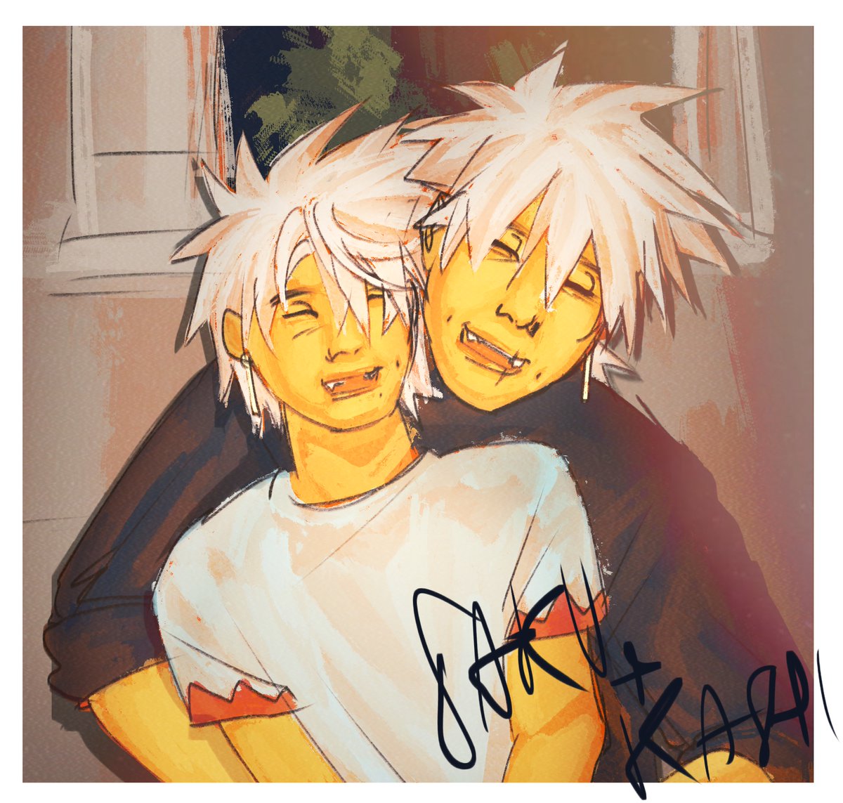 unabl to draw anything but sakumo and kakashi right now