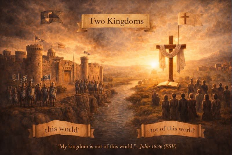 _TeachingBridge's tweet image. 🌉 Teaching Bridge Fellowship | Series: What Is the Gospel?
Post Title: Two Kingdoms and the Gospel
Subtitle: Why the Church Must Guard Its Message

📘 One of the most subtle ways the gospel is distorted is not by denying Christ—but by assigning the gospel tasks it was never…