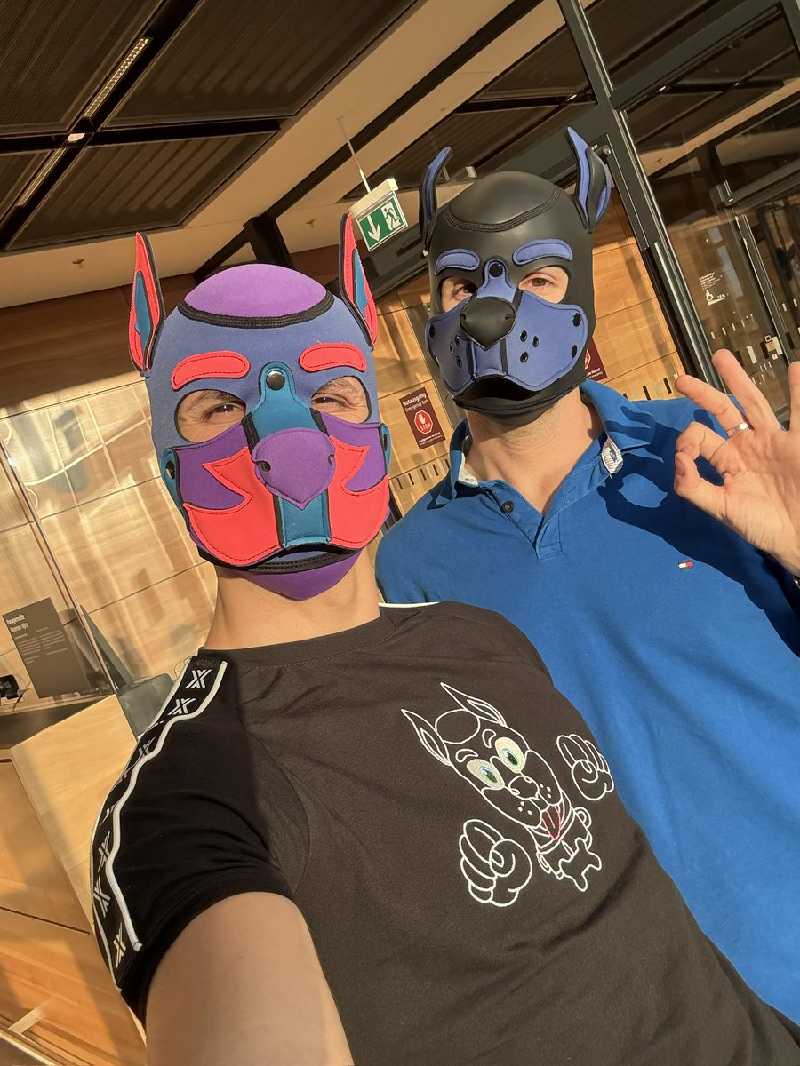 Here’s a picture of two happy dogs in public having the time of their lives in Berlin. 

I feel sorry for people with so little in their lives that they need to hate on others. 

Everyone knows if you’re hating that you’re the loser dipshit! 🤣

<a href="/pup_aeron/">Pup Aeron/Drama</a>