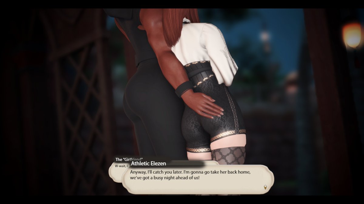 You hadn't seen your friend since they broke up with their girlfriend but you can't help but feel that there's something off about her new "girlfriend"