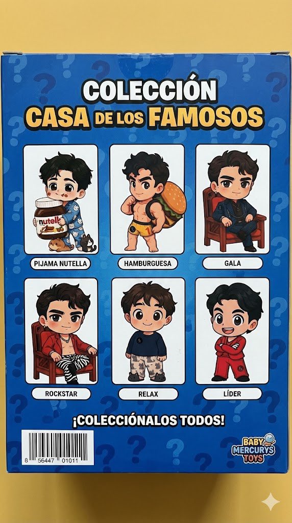 No es presión para <a href="/nanccyglez/">Nancy gonzalez</a> pero qué tal unas cajitas sorpresas con mini Baby Mercurys coleccionables. Puede haber edición casa de los famosos, edición LEBEH, edición Box 😌 no se, piénsalo. 

#AaronMercury #AARONATION #BabyMercury