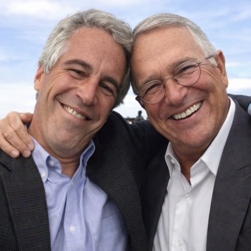 No caigamos en desinformación como hacen los fachos. Esta imagen de Salinas y Epstein fue creada con toda la intención de desprestigiar más a Epstein.