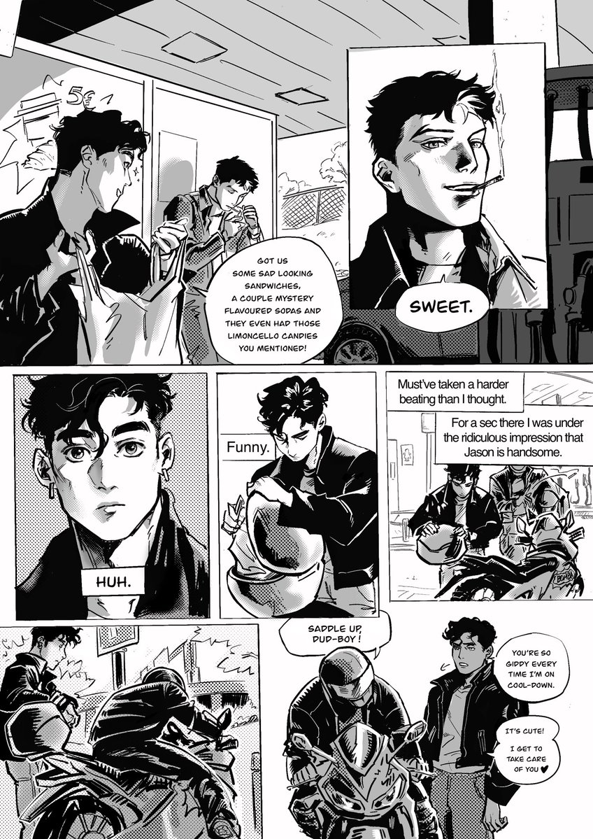 cookingbatter's tweet image. In which Kon needs to recup every time he exerts his powers on account of not being full kryptonian