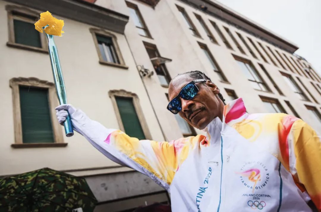 weedmaps's tweet image. Finally an Olympic torch that actually serves a purpose