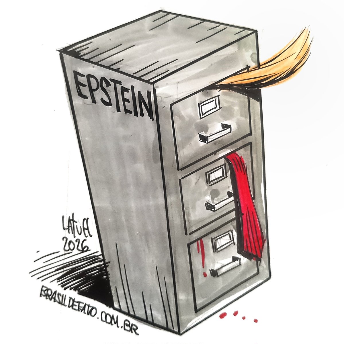 Os Arquivos de Epstein.
<a href="/brasildefato/">Brasil de Fato</a>