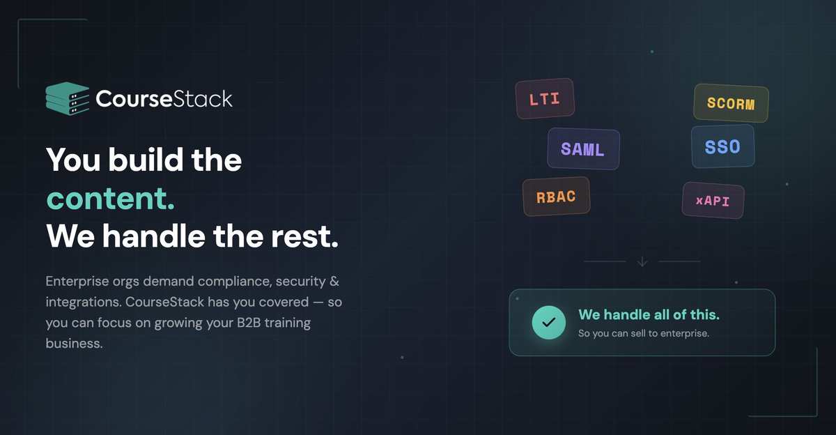 CourseStack tweet media