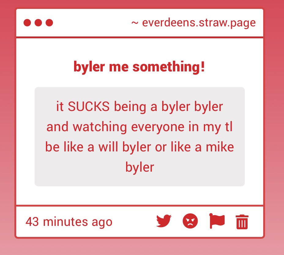 goroakechy's tweet image. all the girls are byler byler #omnistrawpage