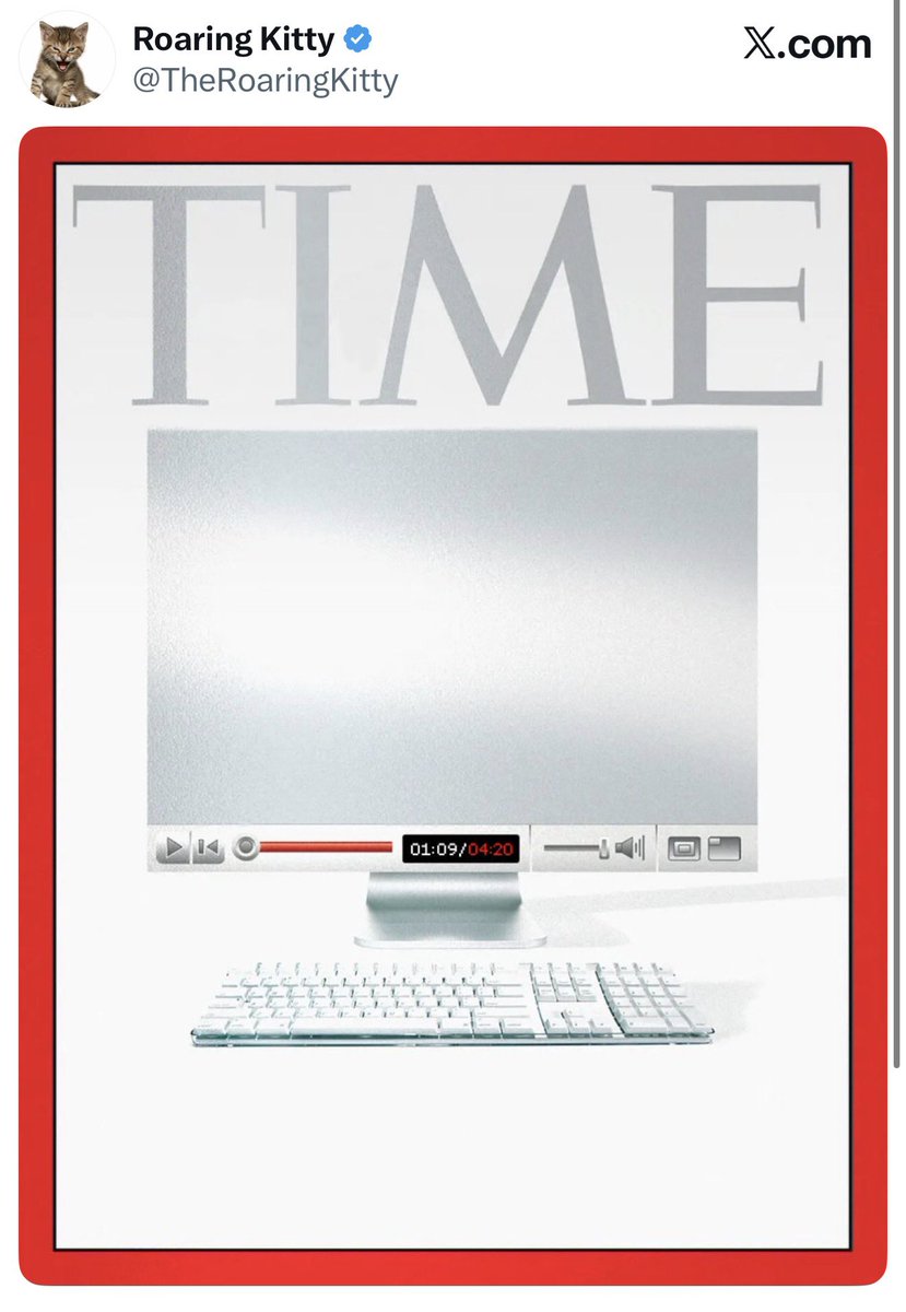 TSUKI’s last post was its 311th post. 311 days after 5/11/25 is 3/18/26.

420 days after <a href="/TheRoaringKitty/">Roaring Kitty</a>’s last post on 1/22/25 is 3/18/26.

There are 109 days between 311 and 420.

Connect the dots.

$GME $TSUKI