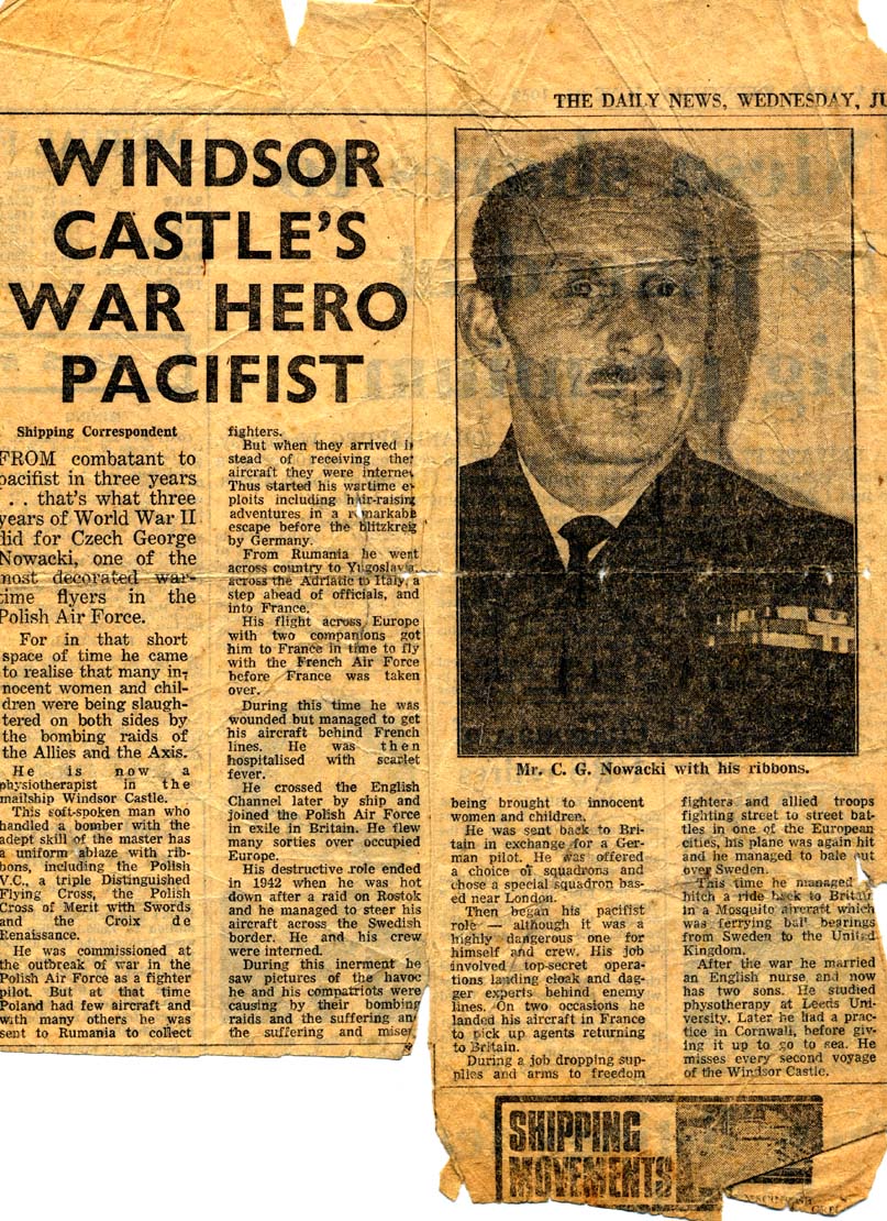 nowackirobin's tweet photo. @Greg_Slizewski @maciej_fis9960 Sorry can't read Polish. Father #CzechNowacki VC  #PolishAirForce within #RAFBomberCommand &amp; #SOE
Please read below. #RobinNowacki https://t.co/cPEolHdHlc