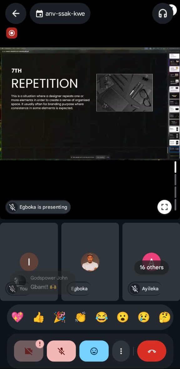 tobii_design's tweet photo. was live, was present @Bcomeadesigner Cohort 9.0.
fun, educative, interactive session.
looking forward to tomorrow.
thank you sir @egbokavictory_ https://t.co/O0Zft1BLDV