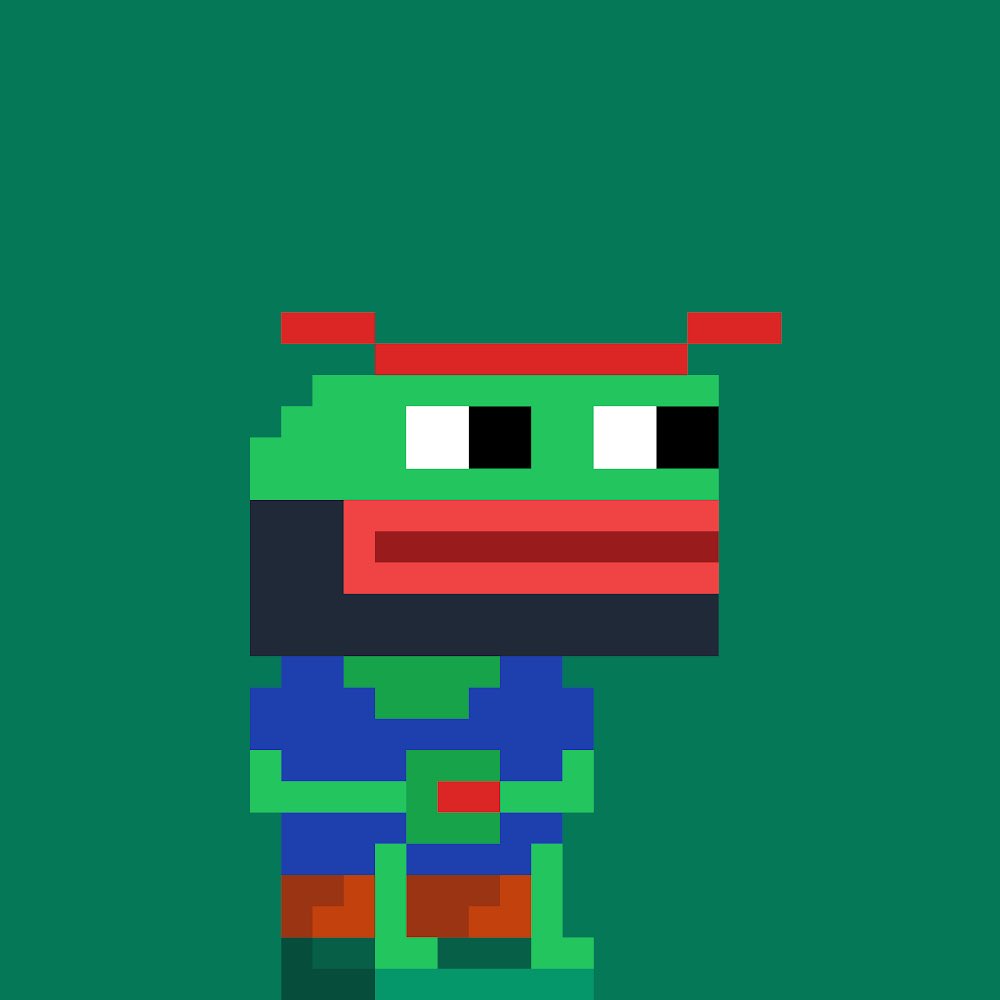 Gn fam 💚

Pepehodls #1913

Homie Pepe with $PEPE #NFT is looking for a new home on #solana blockchain.

Reply guy who wants to convert to the green side gets it. 12 hours to go.

Good luck 🍀